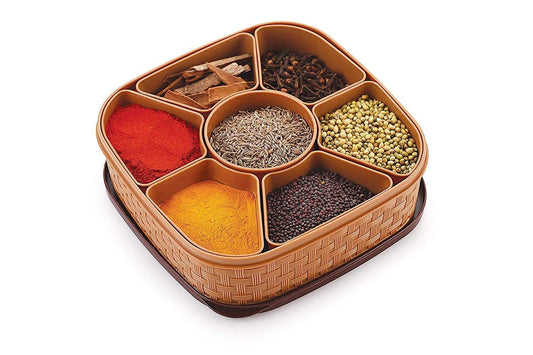 2198 Masala Rangoli Box Dabba For Keeping Spices - Zidbik
