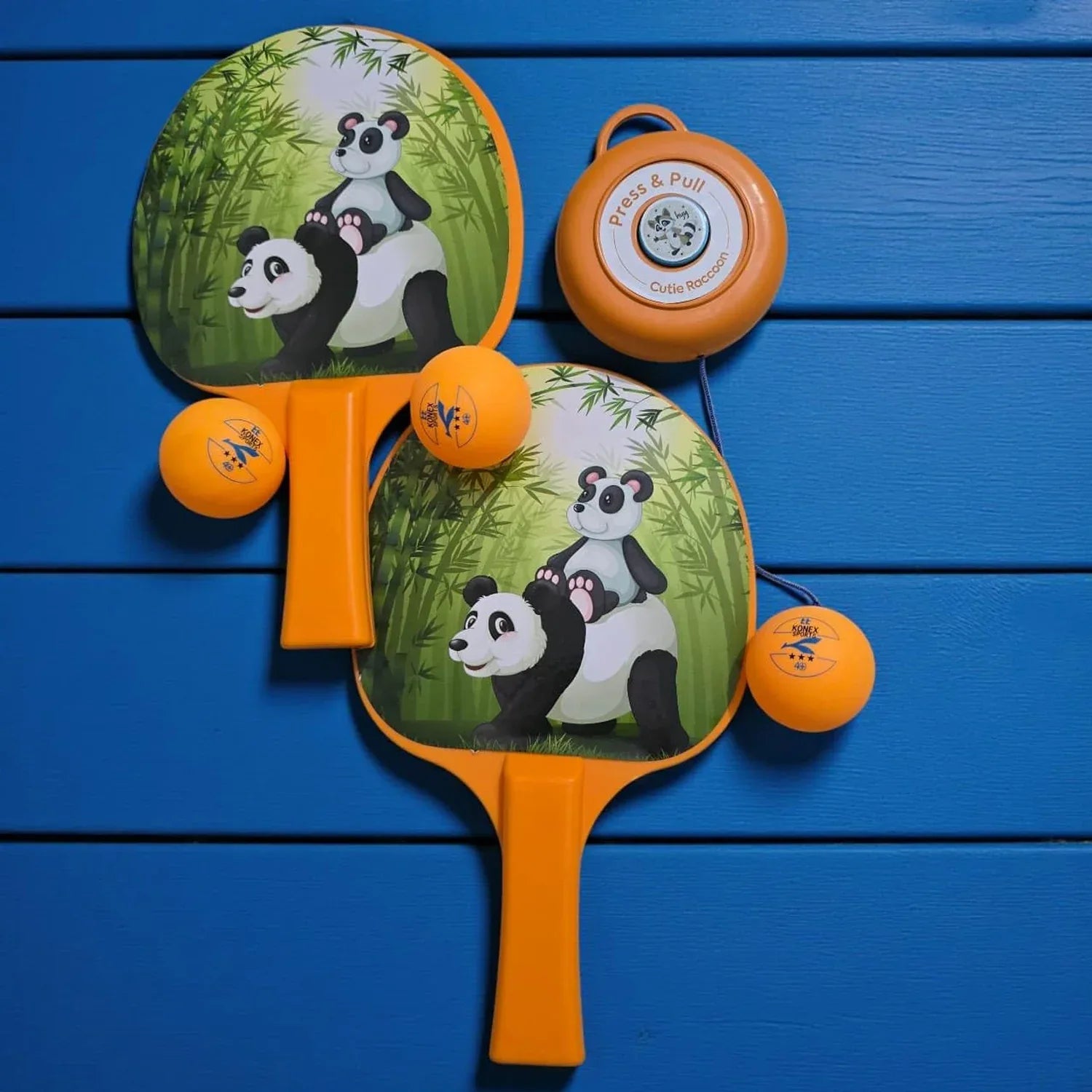 Hanging Table Tennis Trainer Set For Kids (1 Set) - Zidbik