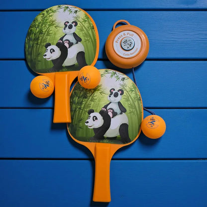 Hanging Table Tennis Trainer Set For Kids (1 Set) - Zidbik
