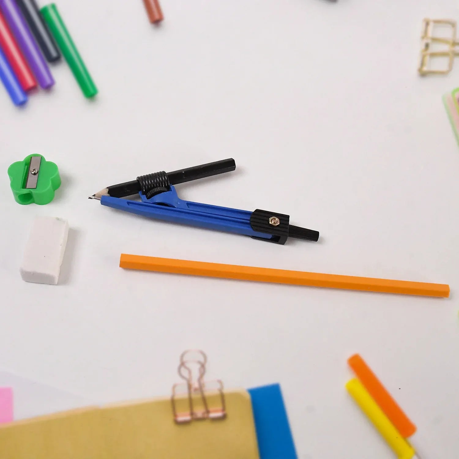 9 In 1 Stationery Set For School Student Office Draft Rulers - Zidbik