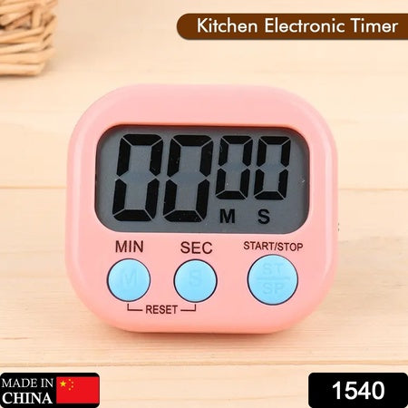 1540 Digital Kitchen Timer Clear Big Digits 0-99 Min For Cooking Office Clock - Zidbik