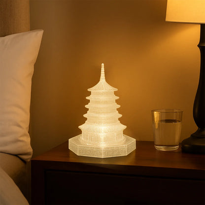 Premium Led Crystal Pagoda Decorative Light (1 Pc) - Zidbik