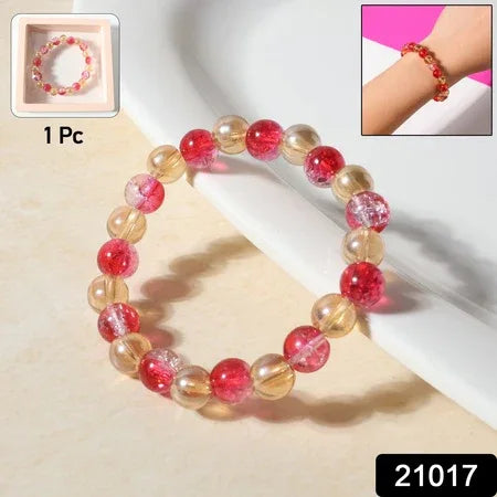 Elegant Beaded Stretch Bracelet (1 Pc) - Zidbik