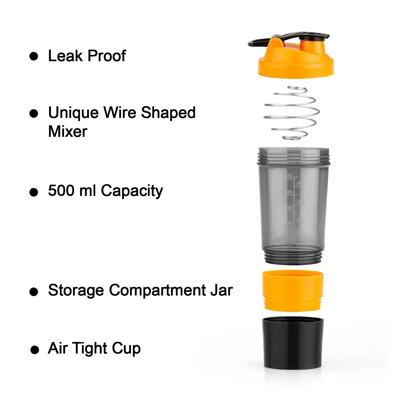 4857 Gym Shaker Bottle Shakers For Protein Shake - Zidbik