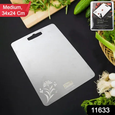 Apex Steel-x Stainless Steel Medium Chopping Board - Zidbik