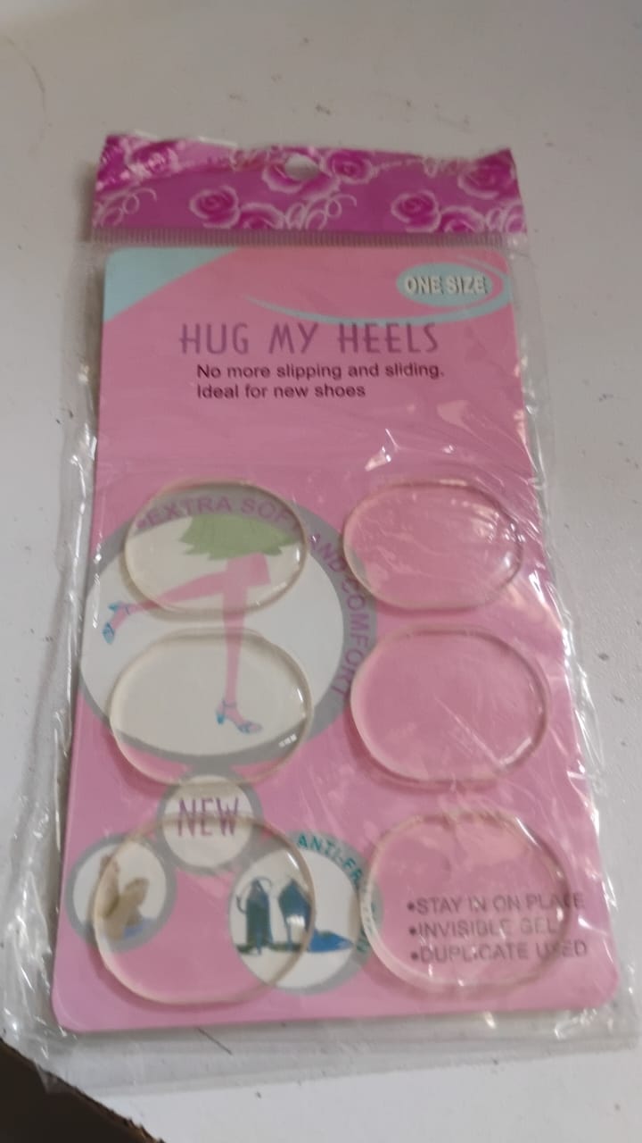 Silicone Shoe Insoles Pads Mat Silicone Heel Pads (1 Pair) - Zidbik