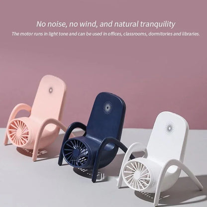 4814 Portable Mobile Phone Holder Fan Personal Fan Multi- Function Fan Handheld Charging Fan (Battery Not Include) - Zidbik