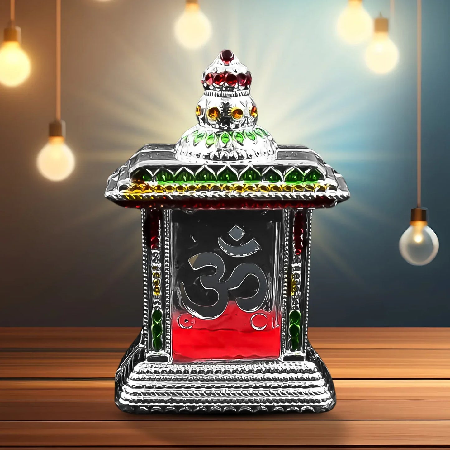 Adhesive Small Om Temple Car Dashboard Temple (1 Pc) - Zidbik