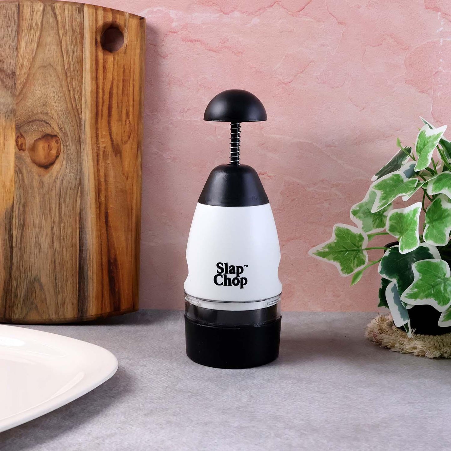 Slap Chop Hand Press Vegetable Fruit Chopper (1 Pc) - Zidbik