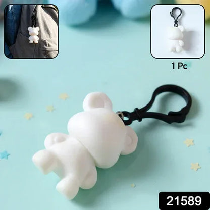 Cute Bear Figure Keychain (1 Pc) - Zidbik