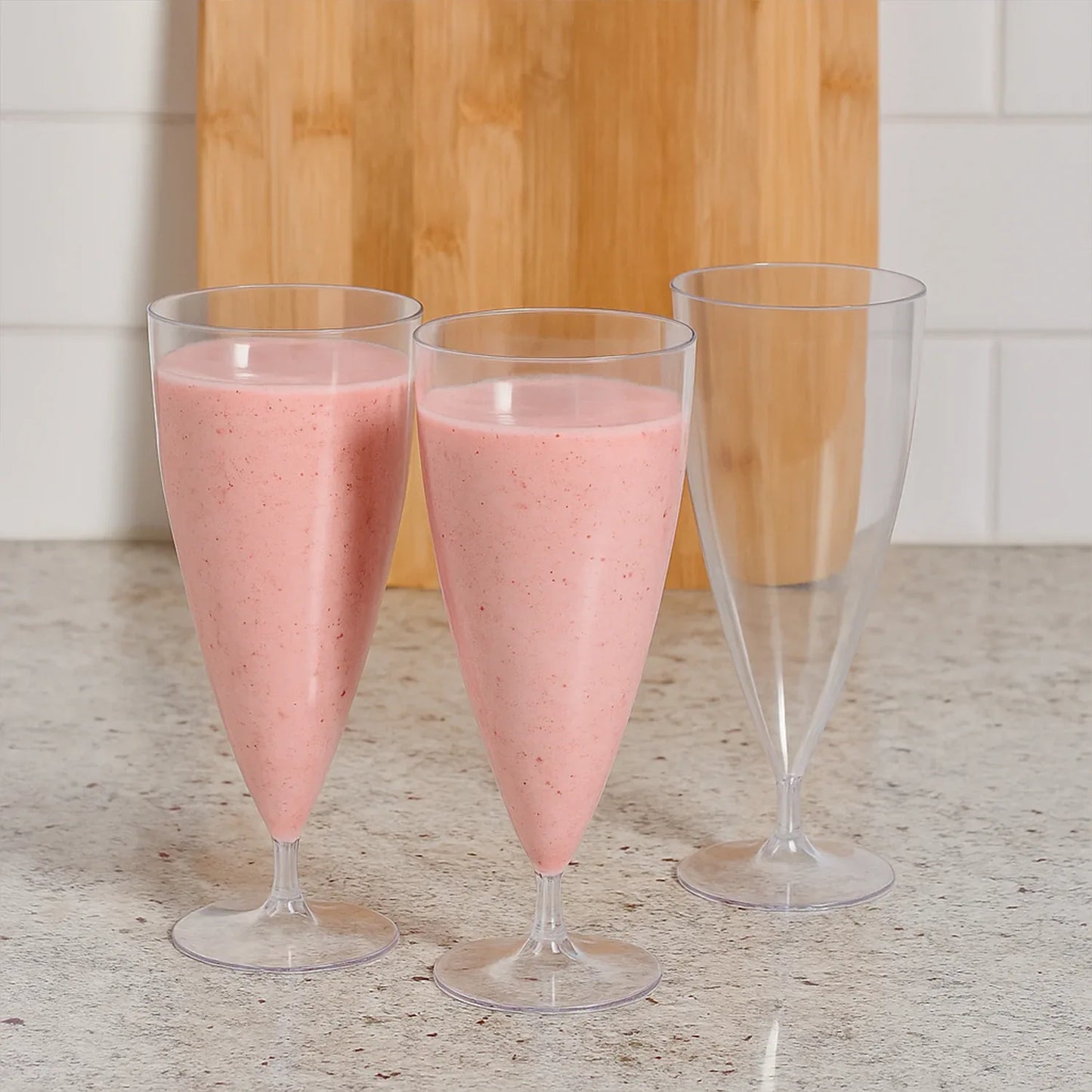 Supermom Plastic Shake Coco Glass Set (230ml 6 Pc) - Zidbik