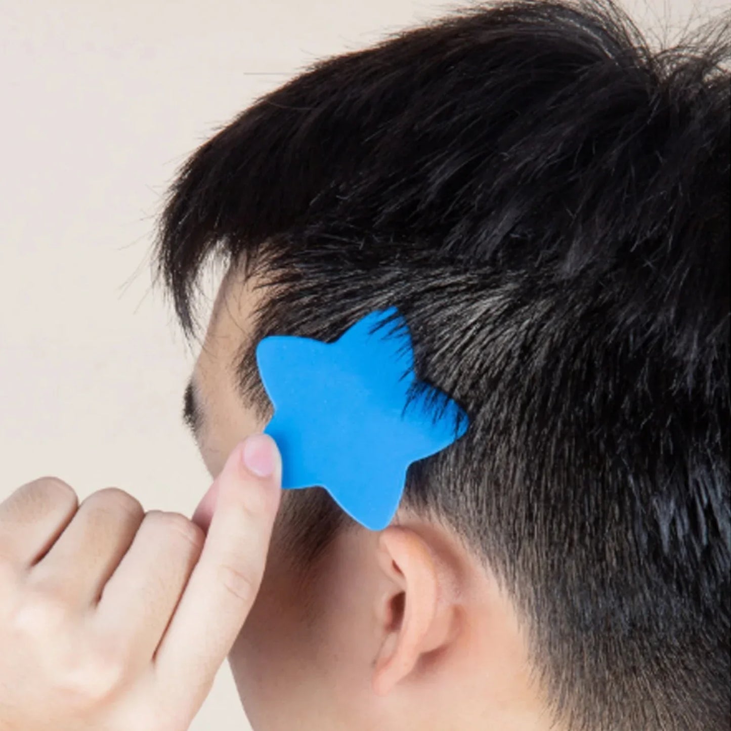 Haircut Design Stencil Set 6-in-1 Safe Hair Trimmer Molds - Zidbik