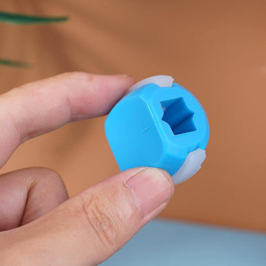 6101 V Cn Blue Jaw Exerciser Used To Gain Sharp And Chiselled Jawline Easily And Fast. - Zidbik