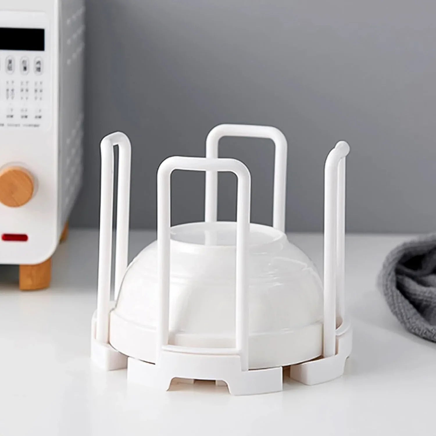 Plastic Bowl Holder Bowl Organizer Drain Rack (1 Pc) - Zidbik