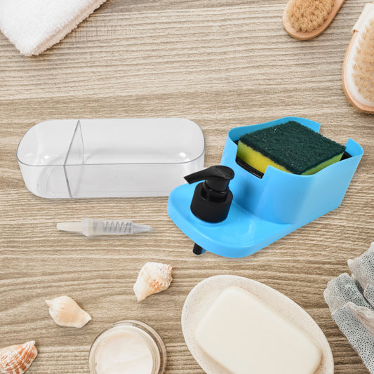 3 In 1 Dishwashing And Handwash Liquid Soap Dispenser (3 In 1 Dispenser) - Zidbik