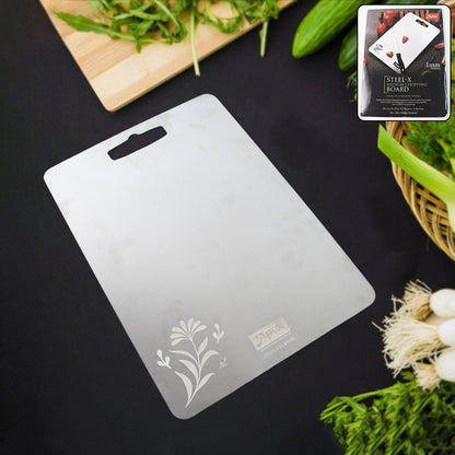 Apex Steel-x Stainless Steel Medium Chopping Board - Zidbik