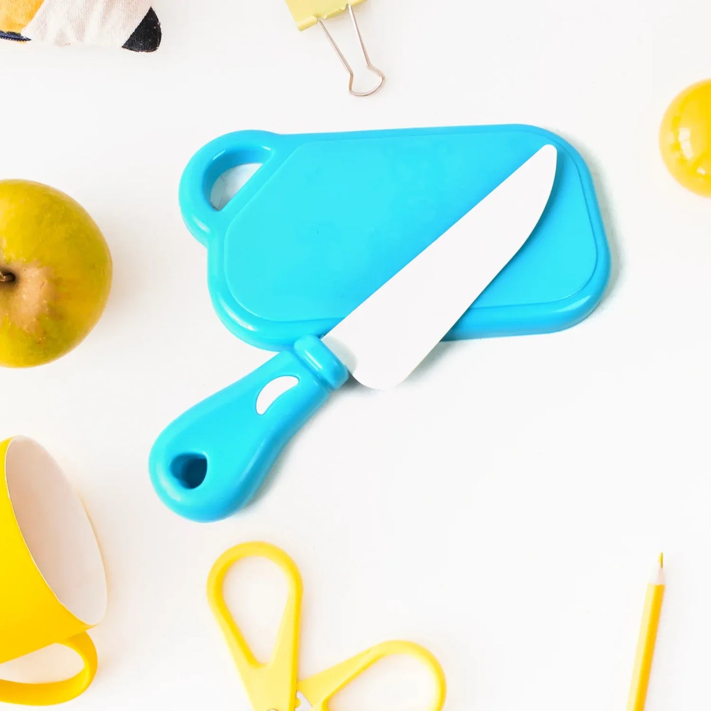 Realistic Slice-able Fruits And Vegetables Cut In 2 Part Play Toy Set - Zidbik
