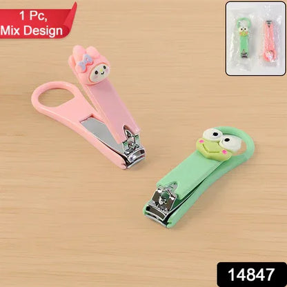 Cute Cartoon Nail Clipper For Kids L (1 Pc Random Design) - Zidbik