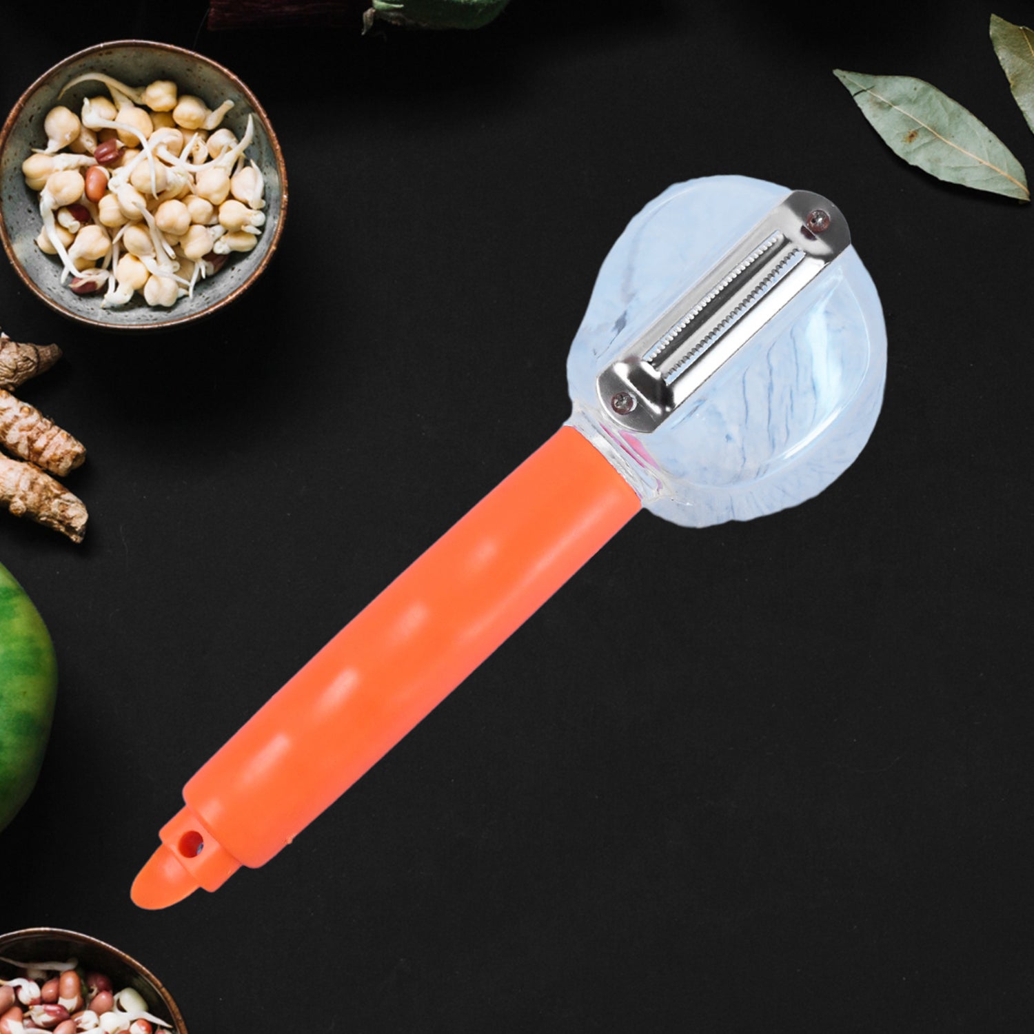 2882 Home Kitchen Cooking Tools Peeler With Container Stainless Steel Carrot Cucumber Apple Super Fruit Vegetable Peeler - Zidbik
