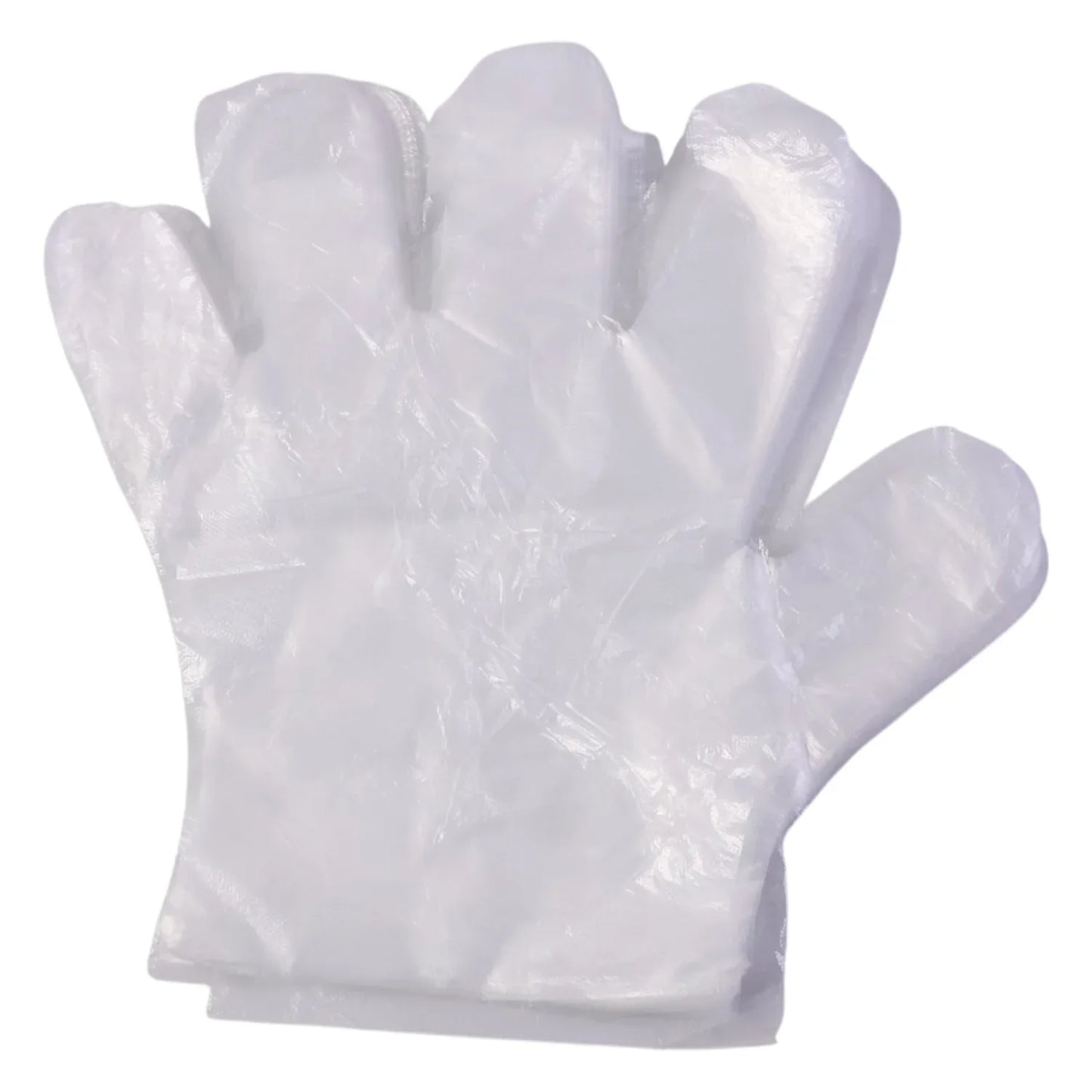 Disposable Transparent Plastic Gloves (100 Piece Pack) - Zidbik