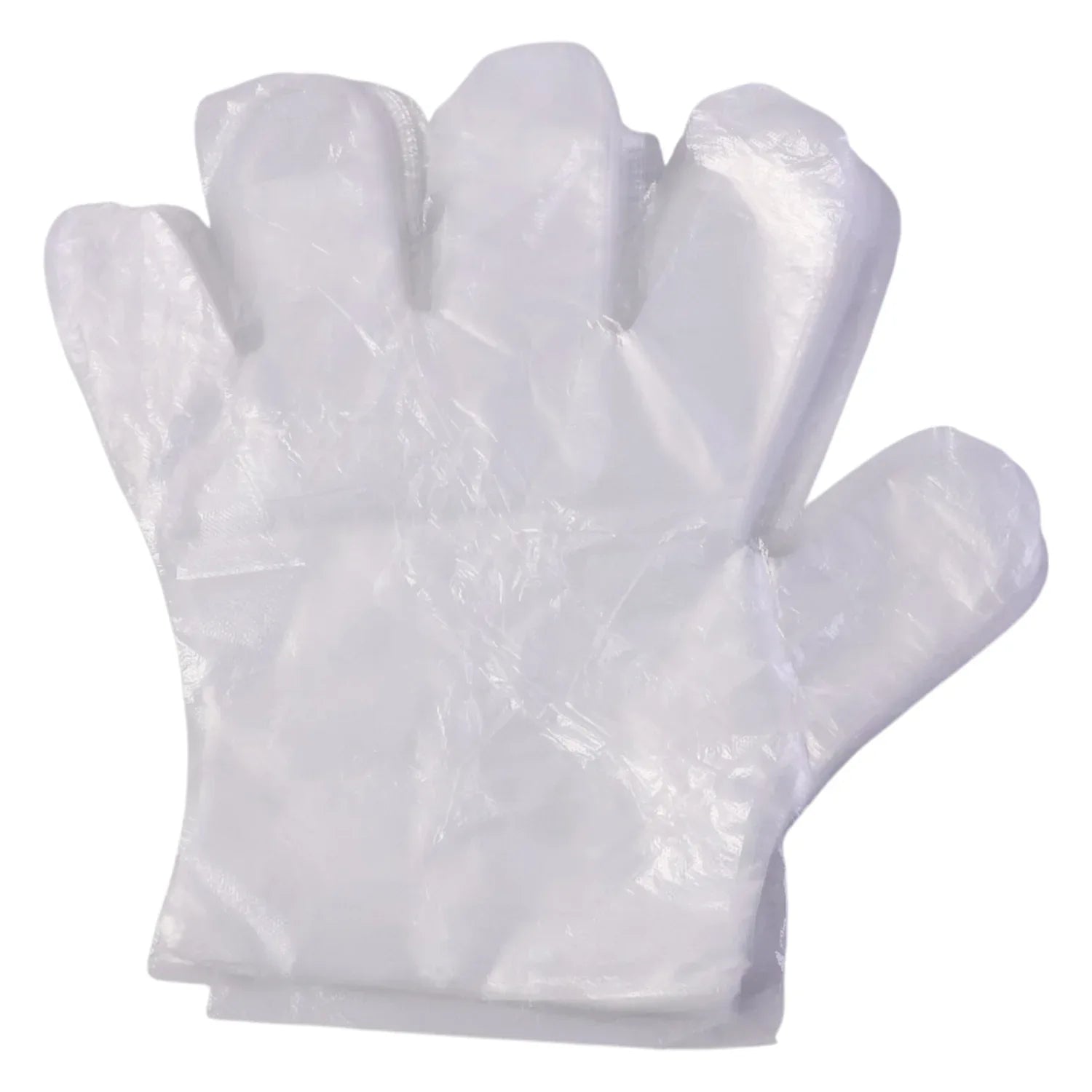 Disposable Transparent Plastic Gloves (100 Piece Pack) - Zidbik