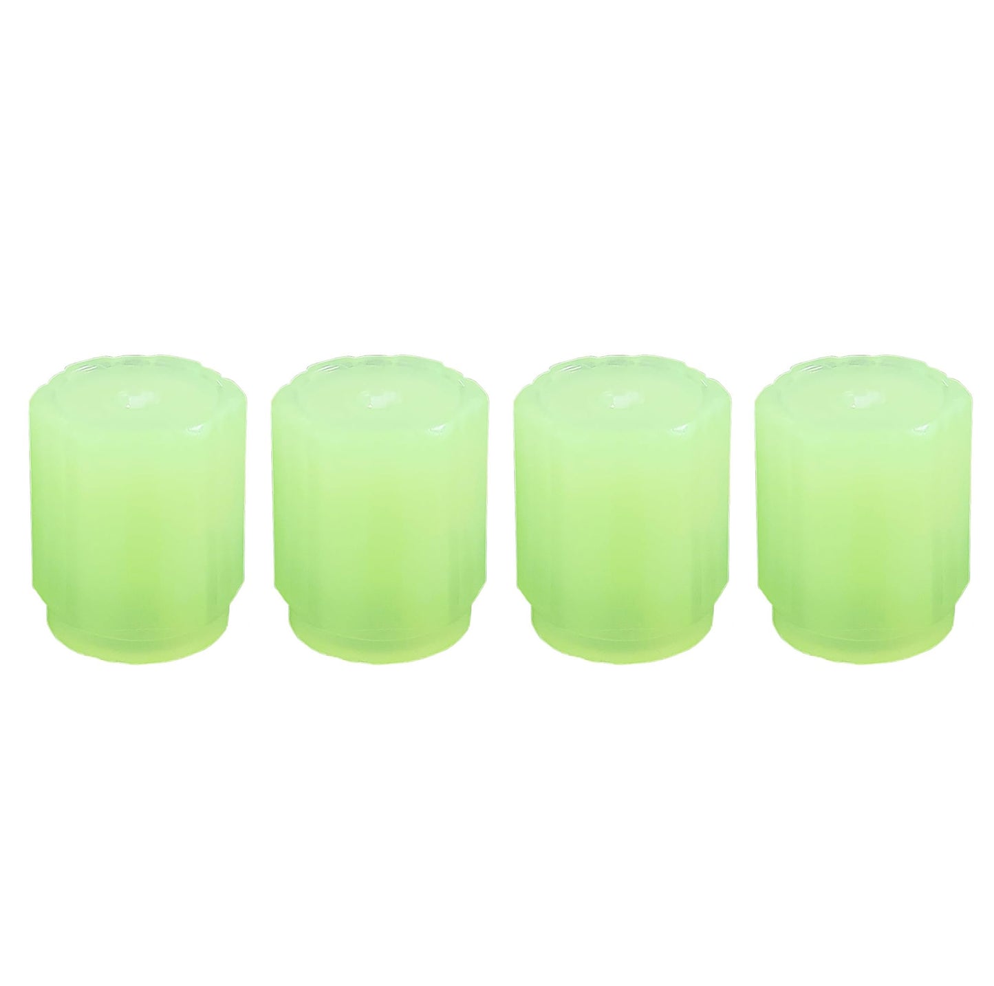 Tyre Valve Caps Luminous Glow Car Tire Valve Cap Covers Vaal Cap (4 Pcs Set) - Zidbik