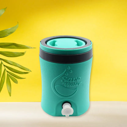 2107 Water Jug Camper With Tap Plastic Insulated Water 3.5 Liter Water Storage Cool Water Storage For Traveling Water Jug 3.5 Ltr - Zidbik
