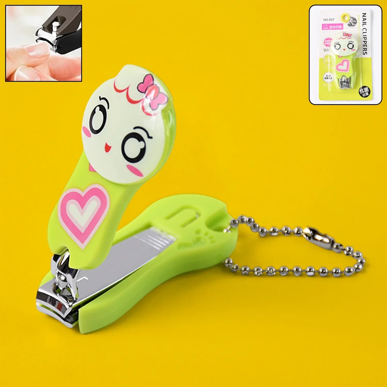 Cute Cartoon Nail Clipper Cutter Lovely Cat Bear Frog Small (1 Pc) - Zidbik