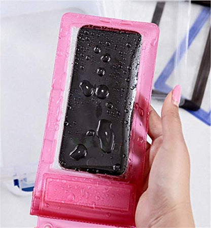0601 Waterproof Mobile Pouch (6.2 Inch  Random Colour) - Zidbik