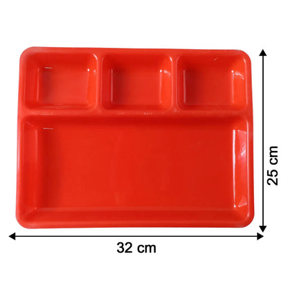 32 25 Cm Multipurpose Compartment Serving Tray (1 Pc) - Zidbik