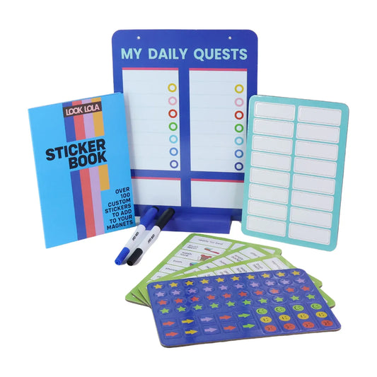 Magnetic Board Sticker Book Activity Cards (1 Set) - Zidbik