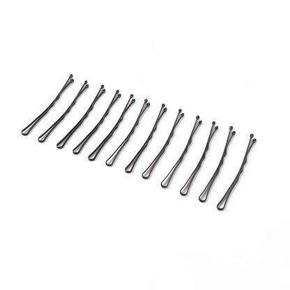 Premium Hair Bobby Pins Set 12pc - Zidbik