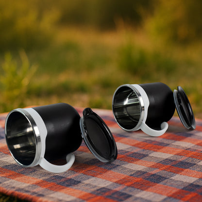 2 Pcs Premium Mocha Mug Set 250 Ml - Zidbik