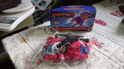 Web Shooter Toy For Kids Fans Launcher Wrist Gloves Toys For Kids Boys Superhero Gloves Role-play Toy Cosplay Sticky Wall Soft Bomb Funny Childrens Educational Toys - Zidbik