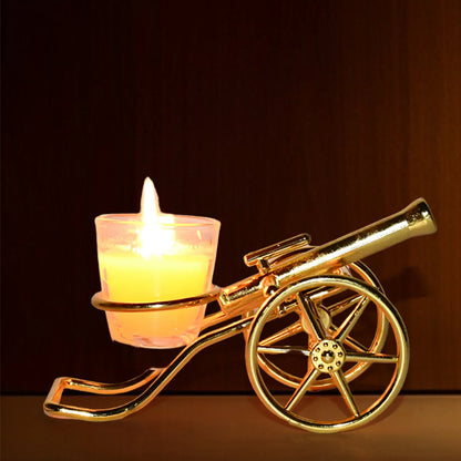 Top Cannon Tealight Holder Candle Holder (1 Pc) - Zidbik