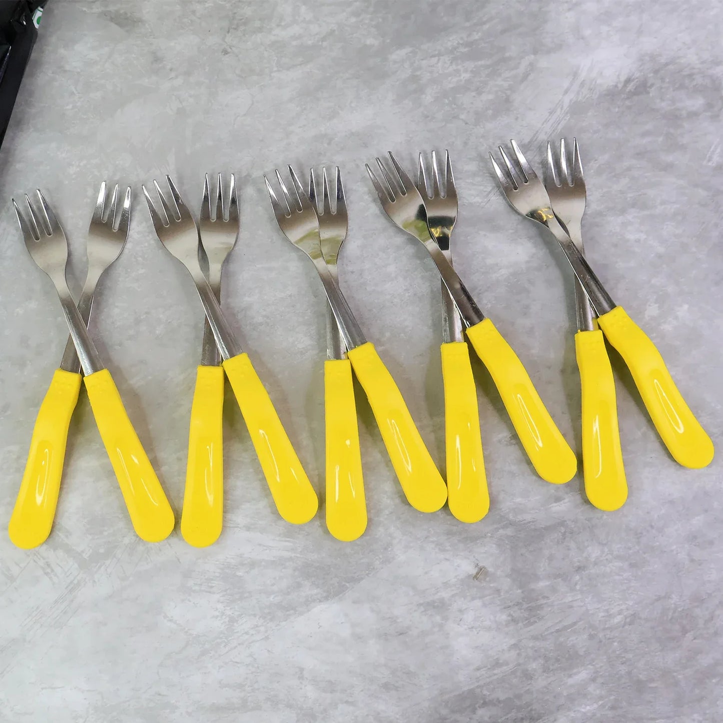 Supermom Premium Stainless Steel Big Fork (6 Pc Set) - Zidbik