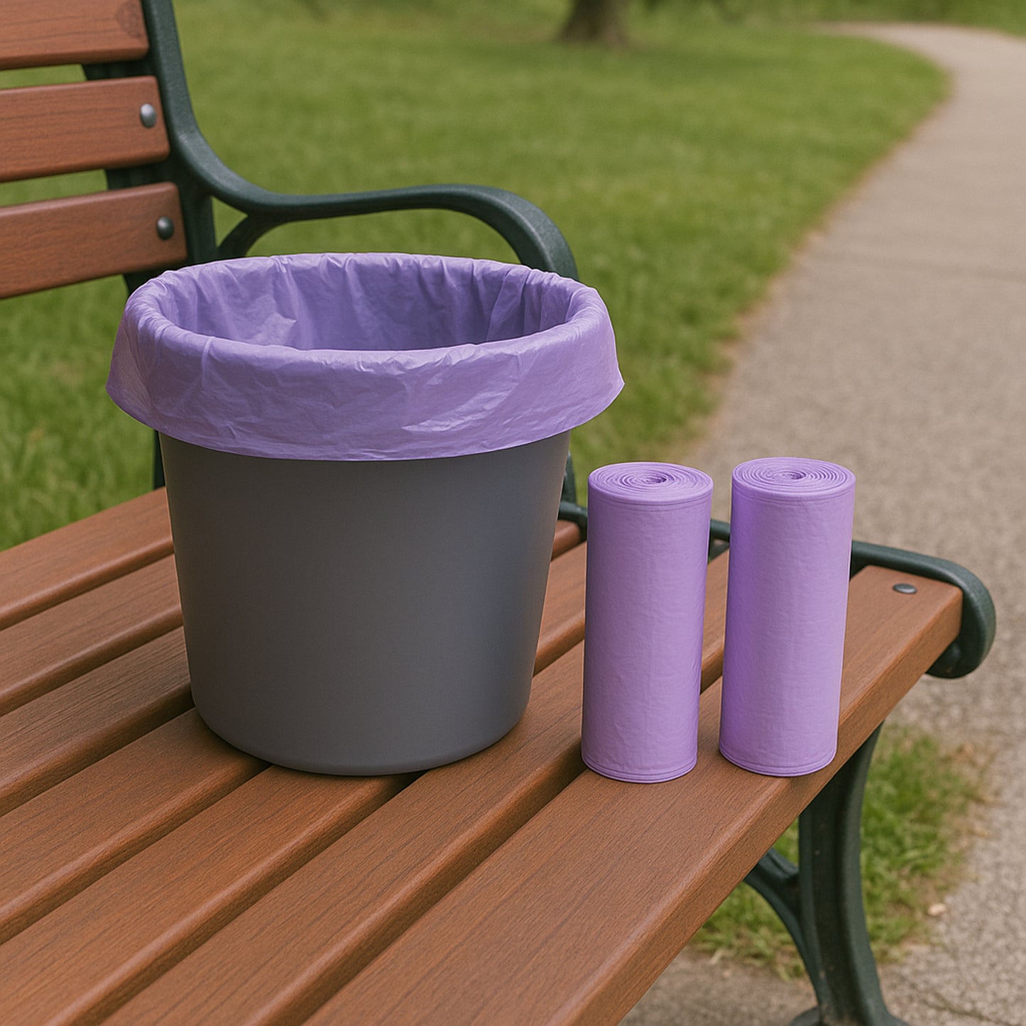 High-quality Garbage Bags 50x60 Cm (Mix Color  2 Pc) - Zidbik