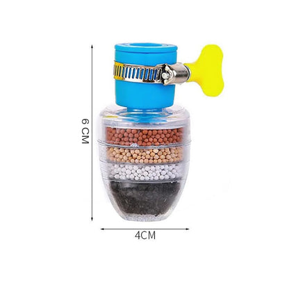 9092 Water Faucet Clean Purifier Filter Cartridge Water Tap Upgrade Universal Interface Faucet Filter (Six Layer Purifier) - Zidbik