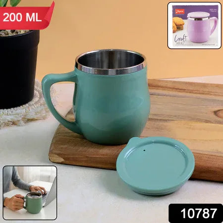 Apex Double-wall Desk Mug - (200ml 1 Pc) - Zidbik