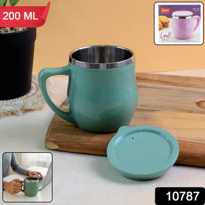 Apex Double-wall Desk Mug - (200ml 1 Pc) - Zidbik