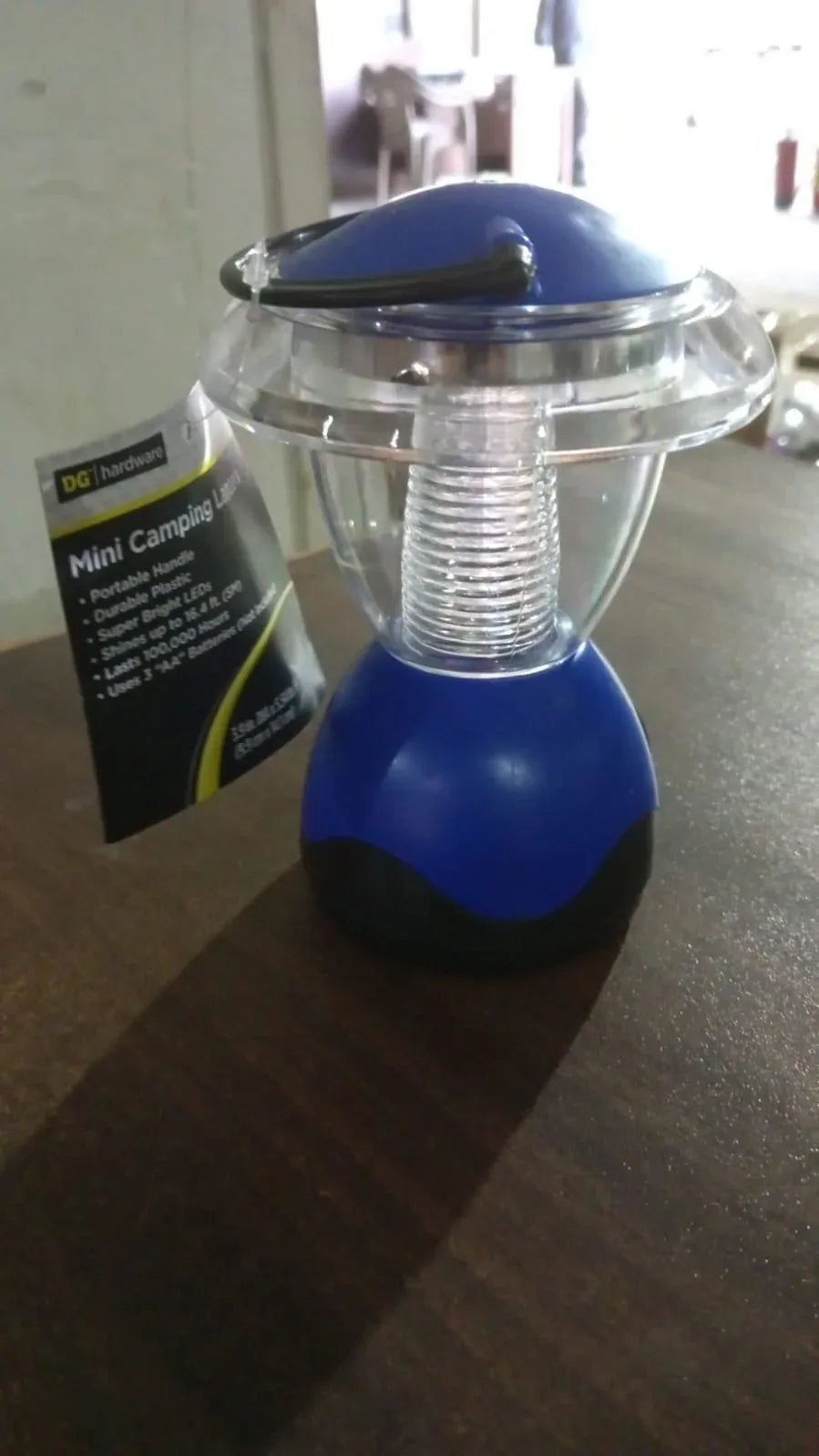 Mini Camping Lanterns White Light Battery Operated Light (Battery Not Included) - Zidbik