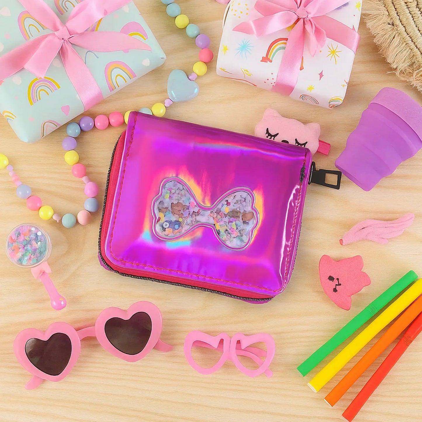 Vibrant Stylish Kids Wallet (1 Pc) - Zidbik