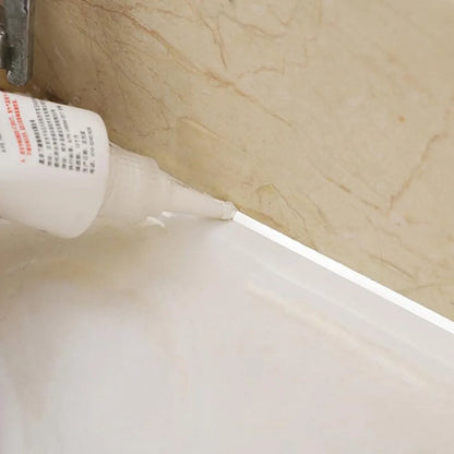 17747 Waterproof Tile Gap Crack Grout Filler Water-resistant Silicone Sealant For Diy Home Sink Gaps Tiles Gaps Grouts Repair Filler Tube For Home Office Bathroom Toilets Kitchen (180 Ml) - Zidbik