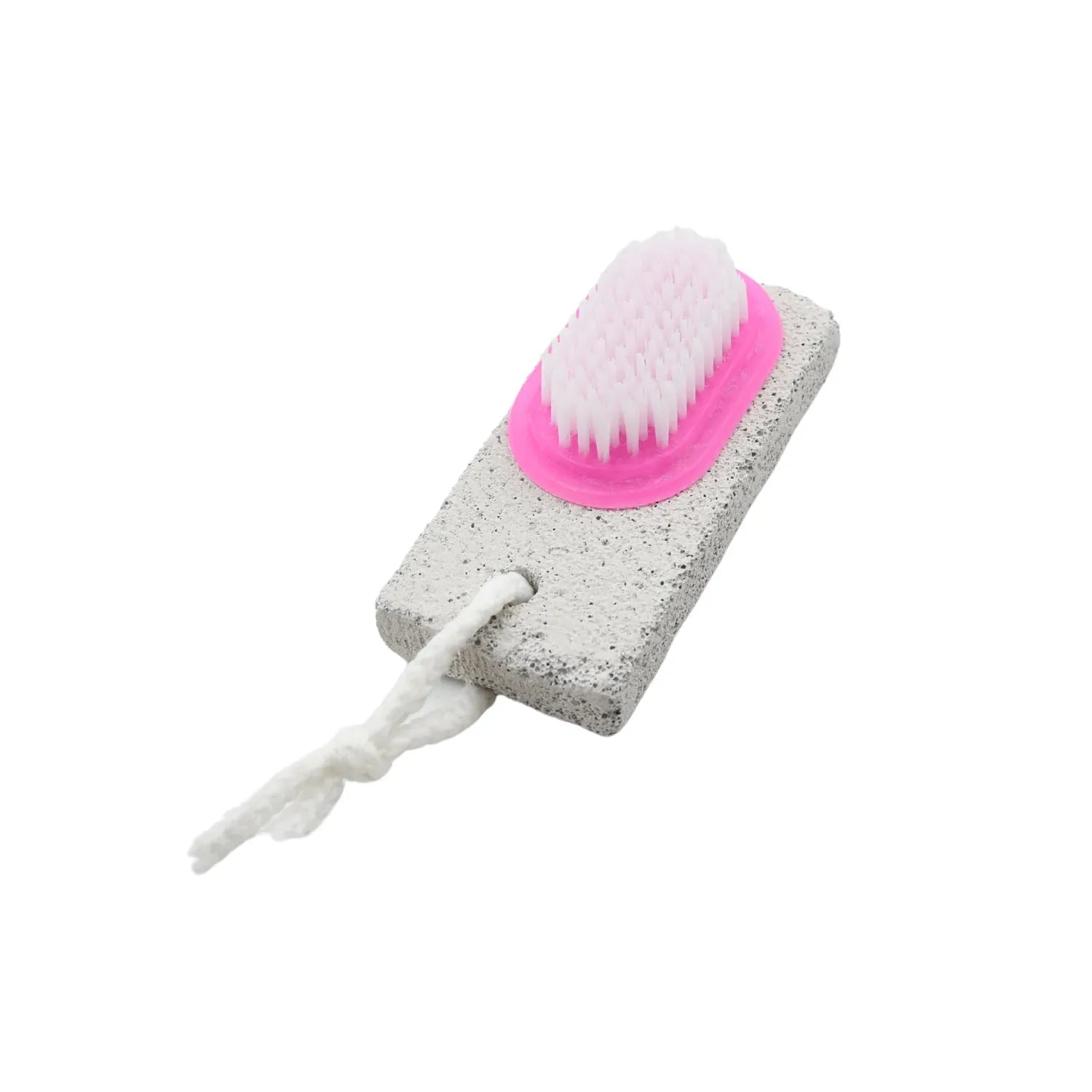 9352 Hand And Foot Brush With Pumice Stone To Remove Dead Skin Callus Stone Foot Scrubber Pedicure Brush For Dead Skin - Zidbik