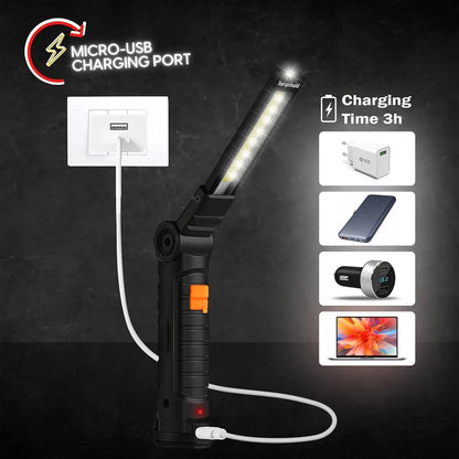 Rechargeable Adjustable Big Led Work Light (1 Pc) - Zidbik