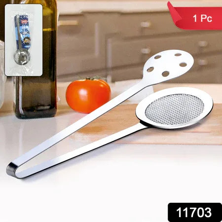 Apex Stainless Steel Skimmer Serving Tong - Zidbik