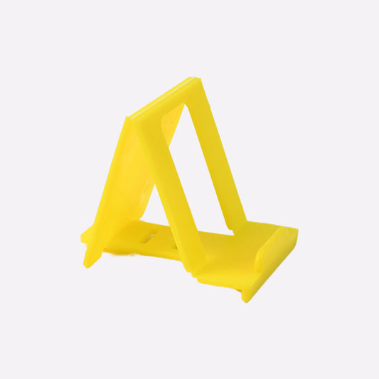 Adjustable Foldable Plastic Mobile Phone Stand (1 Pc  Mix Color) - Zidbik