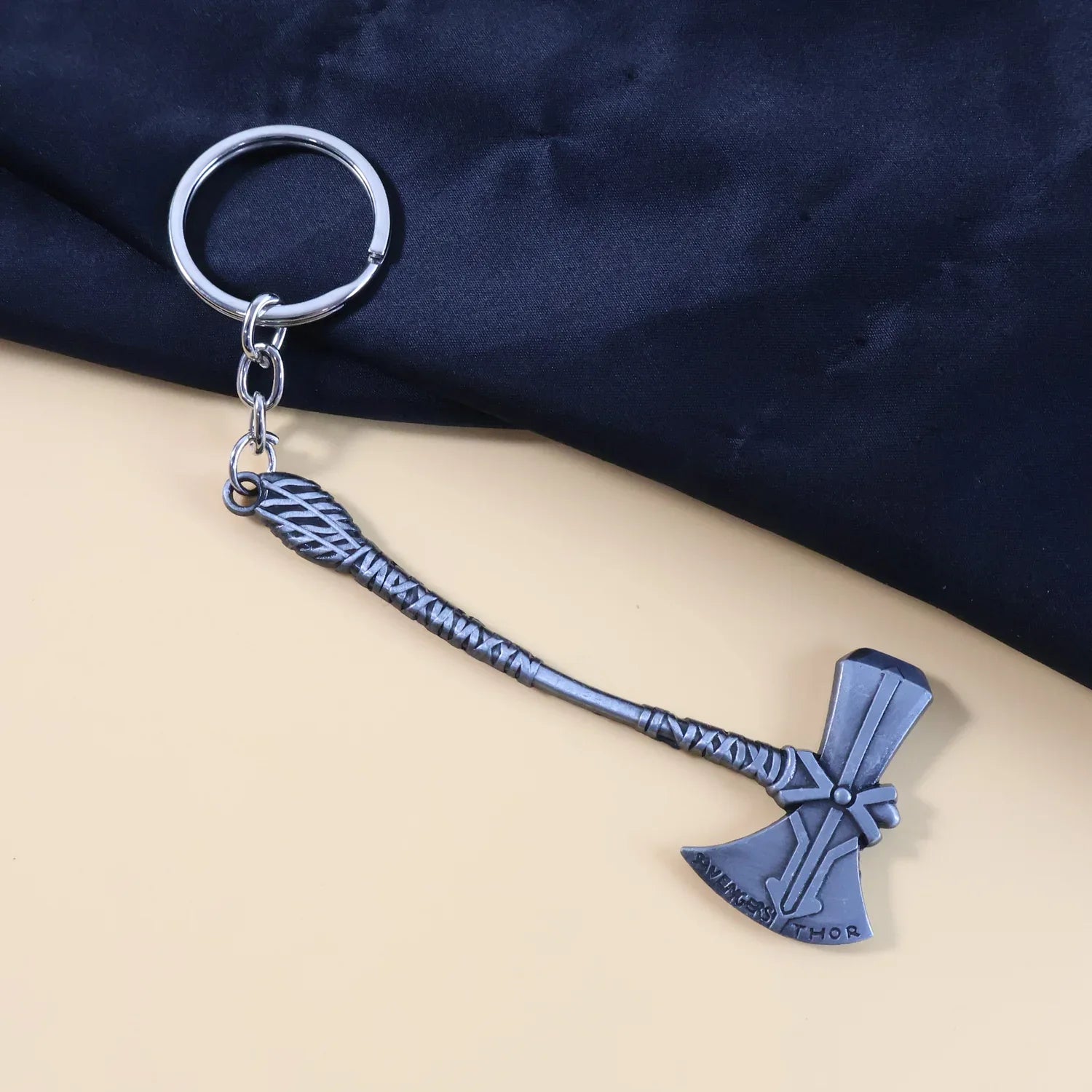 Premium Metal Axe Keychain (1 Pc) - Zidbik