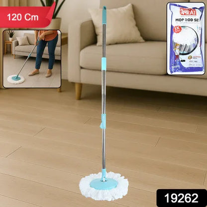 Adjustable Stainless Steel Mop Rod Set 120 Cm - Zidbik