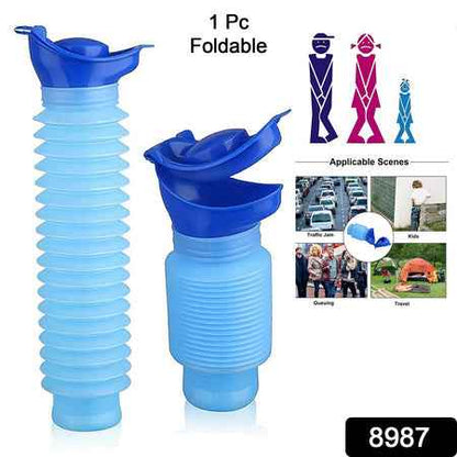 Urinal Foldable Portable Wee Bottle - 750 ml Portable Urinal Bottle (1 Pc)